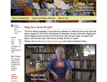 Tablet Screenshot of bookpeoplerichmond.com